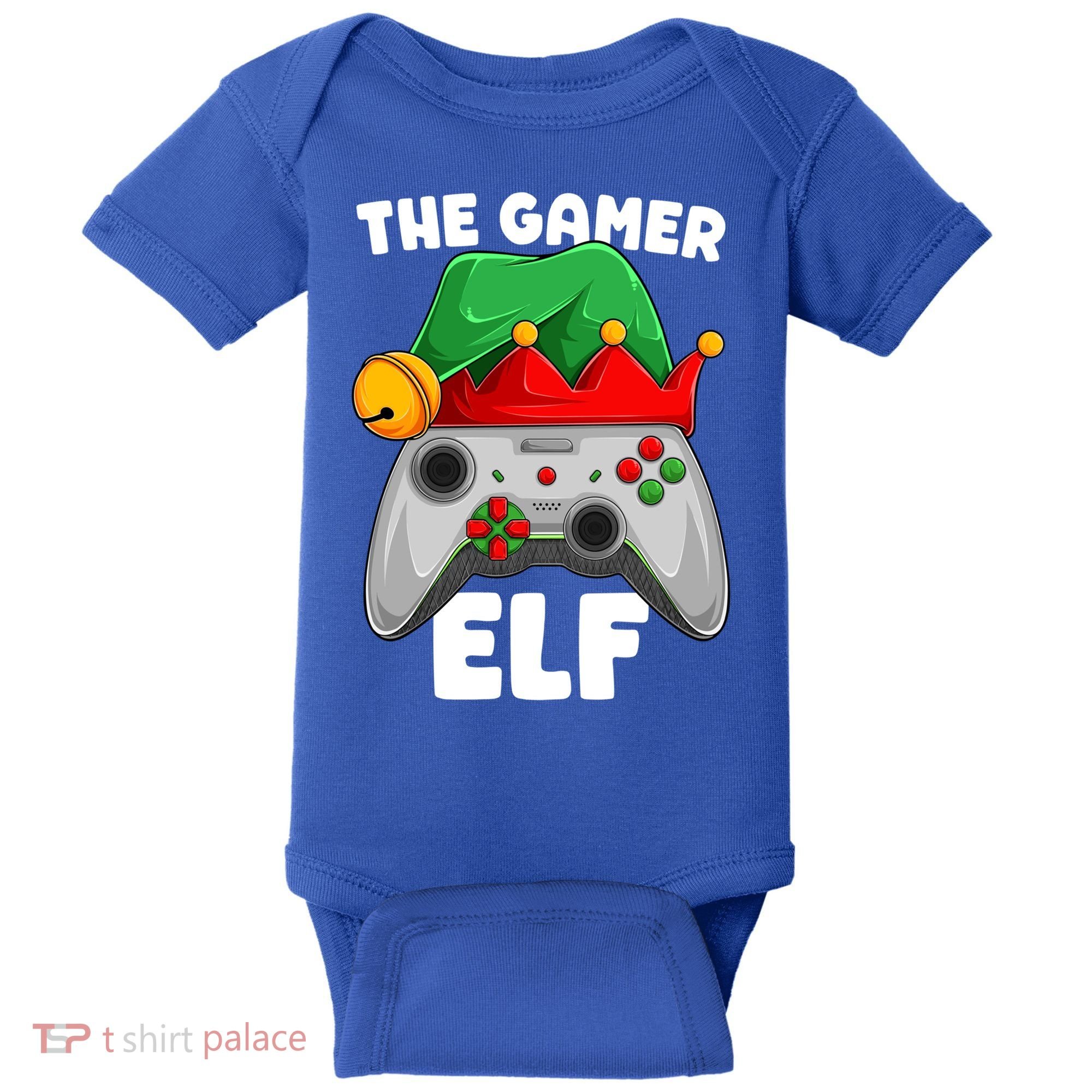 The Gamer Video Game Controller Christmas Gaming Xmas Gift Baby Bodysuit