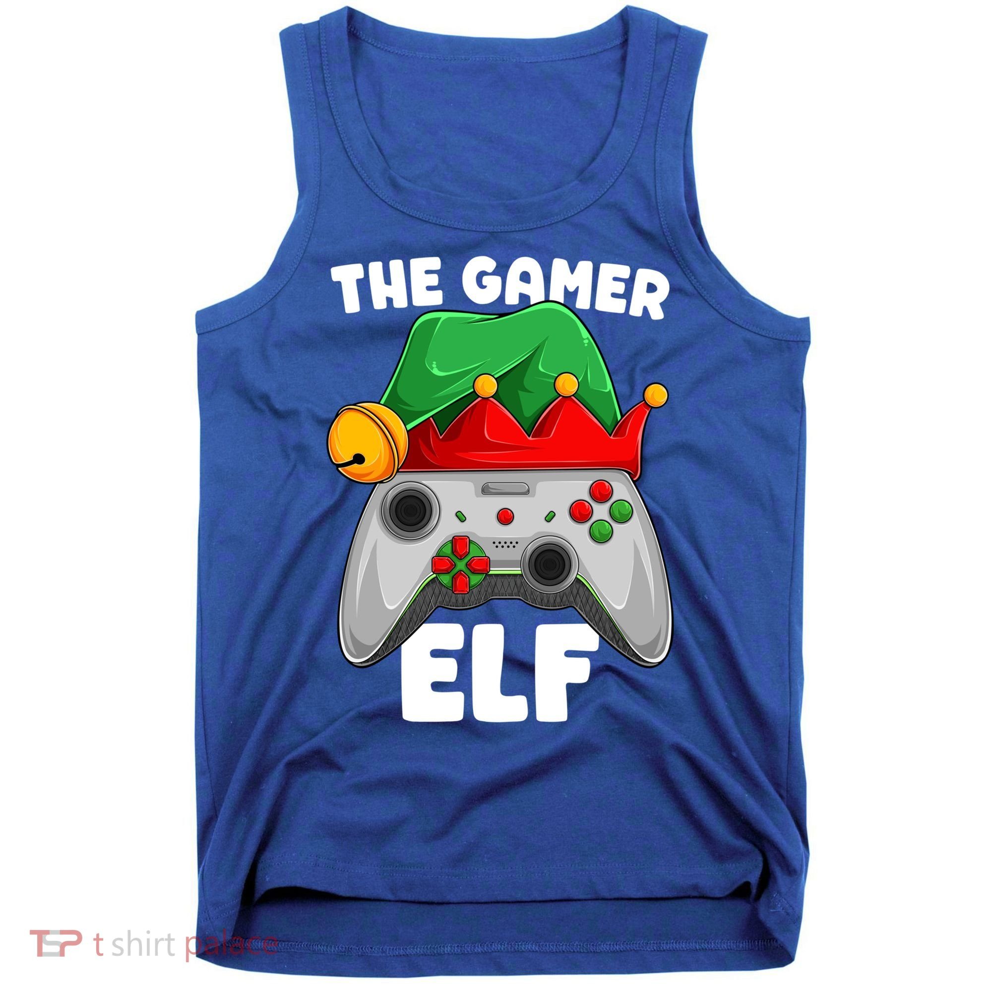 The Gamer Video Game Controller Christmas Gaming Xmas Gift Tank Top
