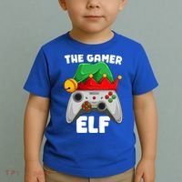 The Gamer Video Game Controller Christmas Gaming Xmas Gift Toddler T-Shirt thumb 2