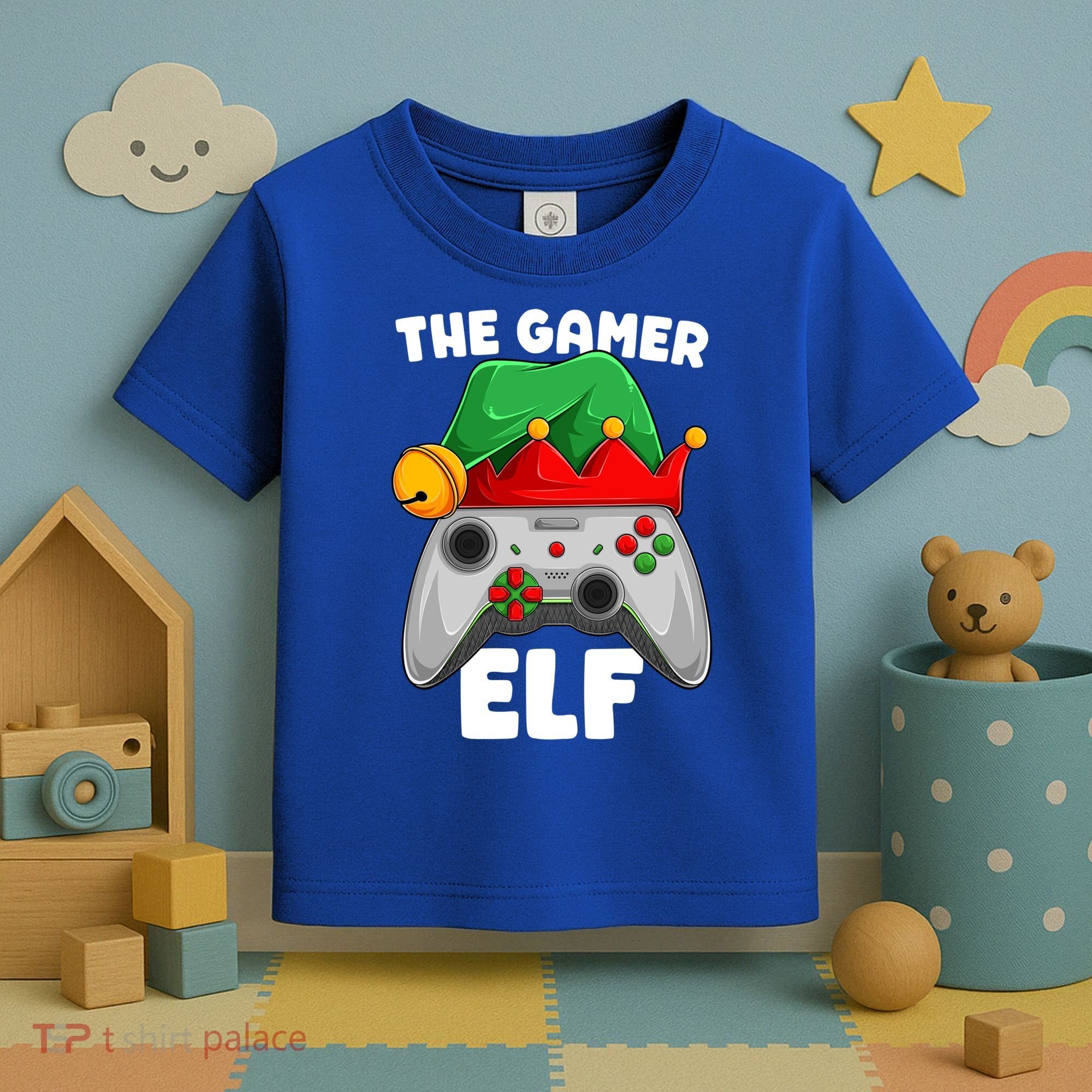 The Gamer Video Game Controller Christmas Gaming Xmas Gift Toddler T-Shirt
