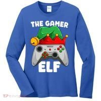 The Gamer Video Game Controller Christmas Gaming Xmas Gift Women's Long Sleeve Shirt thumb 0