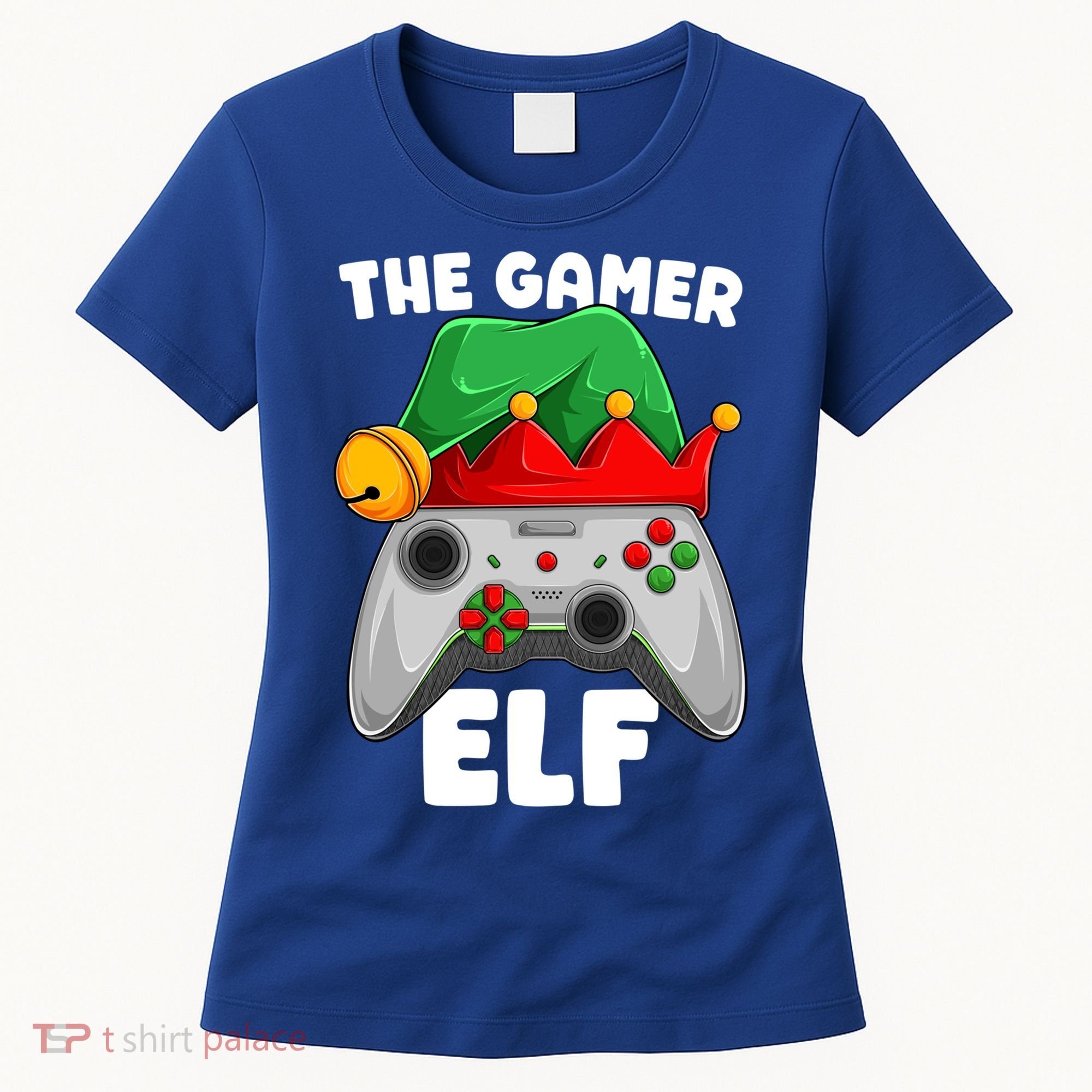 The Gamer Video Game Controller Christmas Gaming Xmas Gift Women's T-Shirt