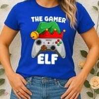 The Gamer Video Game Controller Christmas Gaming Xmas Gift Women's T-Shirt thumb 2