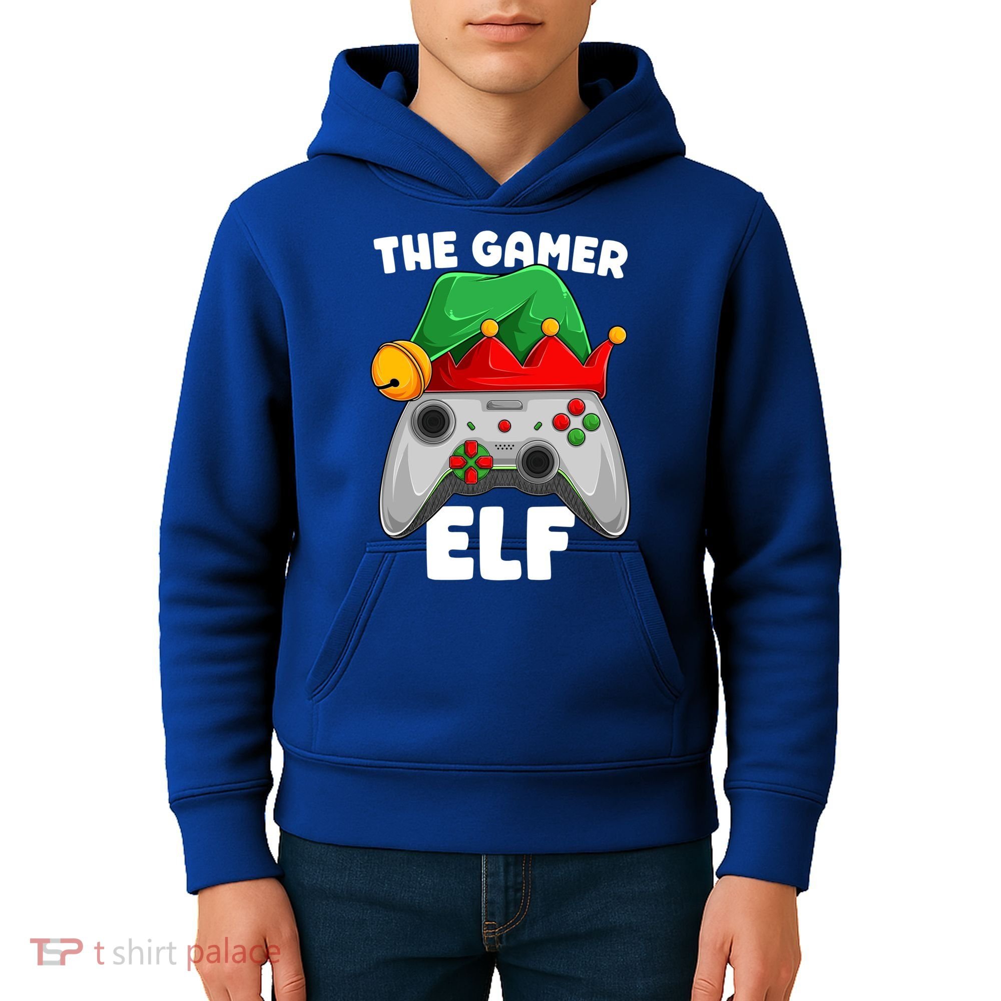 The Gamer Video Game Controller Christmas Gaming Xmas Gift Kids Hoodie