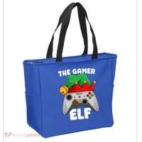 The Gamer Video Game Controller Christmas Gaming Xmas Gift Tote Bag thumb 2