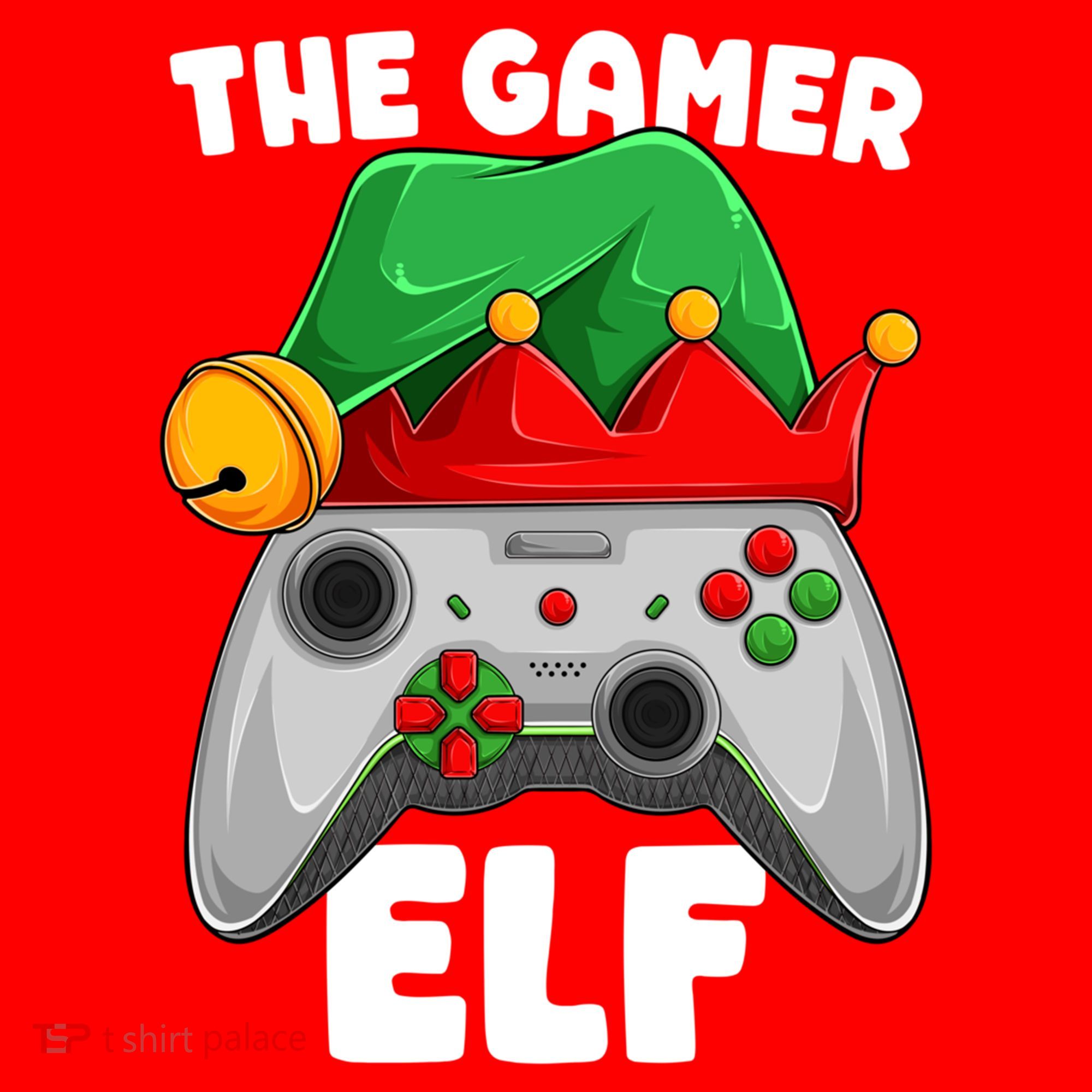 The Gamer Video Game Controller Christmas Gaming Xmas Gift Santa Hat