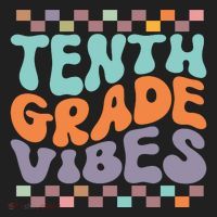 Tenth Grade Vibes Retro Groovy 10th Grade Back To School Women's Sweatshirt thumb 2
