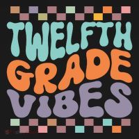 Twelfth Grade Vibes Retro Groovy 12th Grade Back To School Tote Bag thumb 4