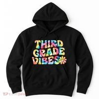 Third Grade Vibes 3rd Grade Team Teachers Hoodie thumb 0