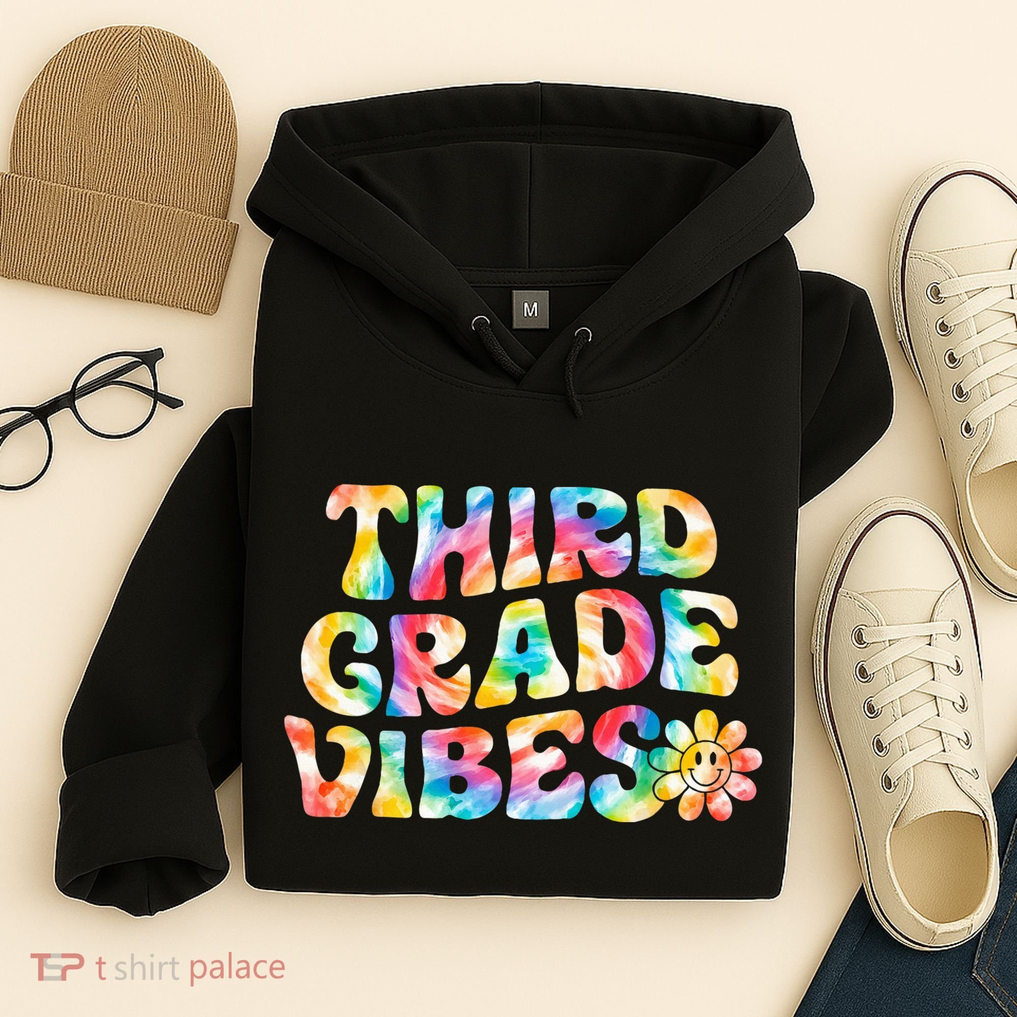 Third Grade Vibes 3rd Grade Team Teachers Hoodie