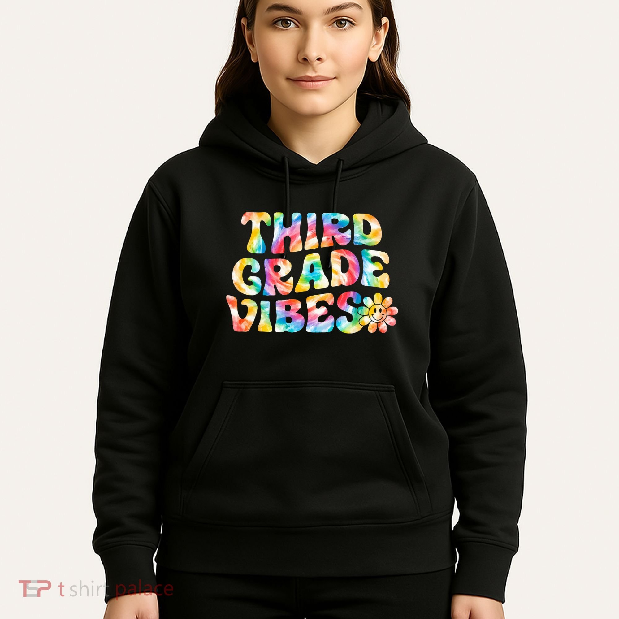 Third Grade Vibes 3rd Grade Team Teachers Hoodie