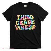 Third Grade Vibes 3rd Grade Team Teachers T-Shirt thumb 0