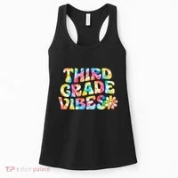 Third Grade Vibes 3rd Grade Team Teachers Women's Tank Top thumb 0