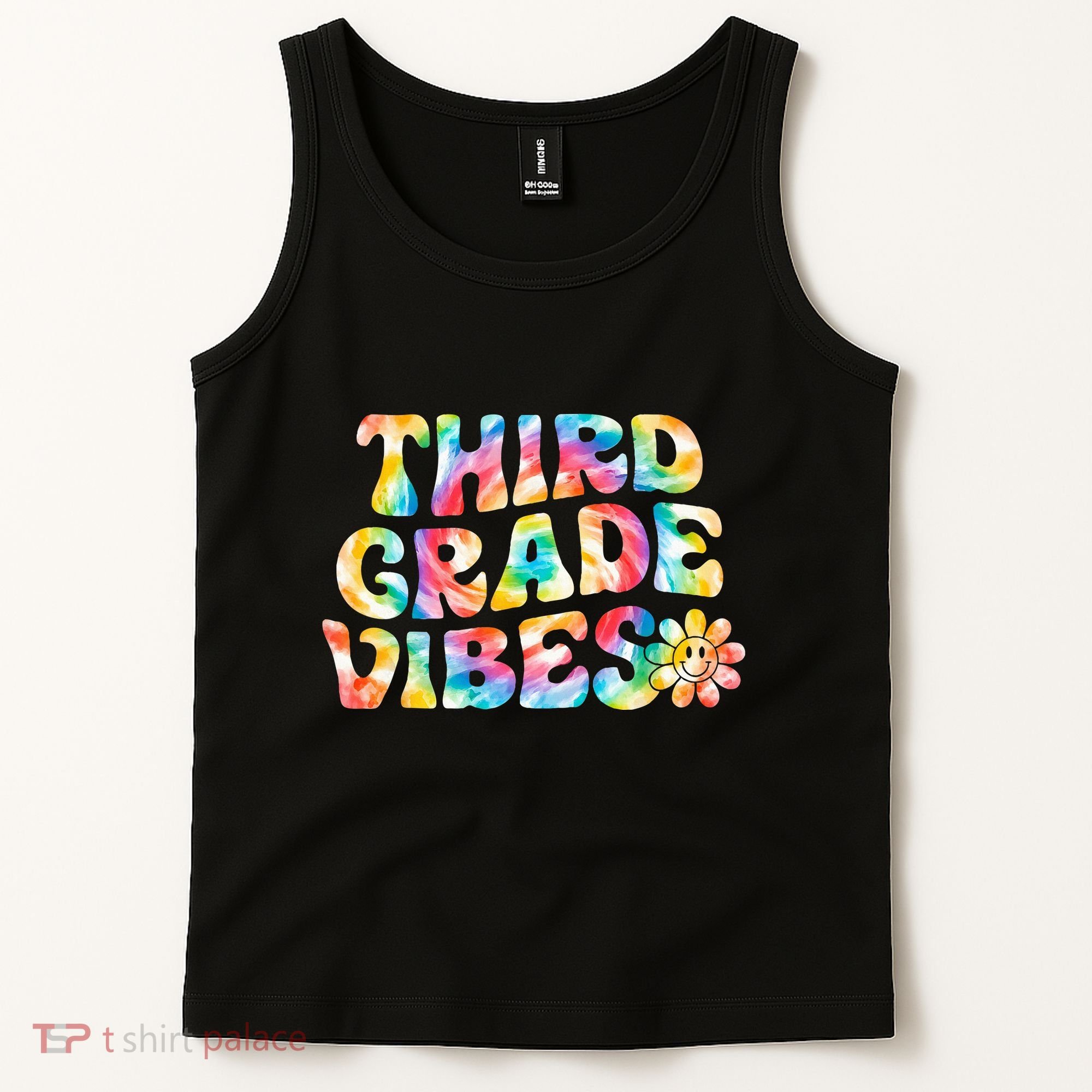 Third Grade Vibes 3rd Grade Team Teachers Tank Top