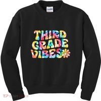 Third Grade Vibes 3rd Grade Team Teachers Kids Sweatshirt thumb 0