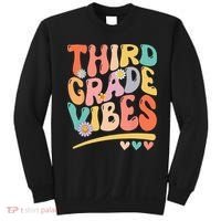 Third Grade Vibes Back To School 3rd Grade Teacher Sweatshirt thumb 0