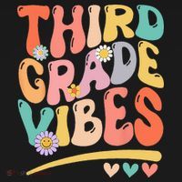 Third Grade Vibes Back To School 3rd Grade Teacher Pajama Set thumb 2