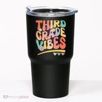 Third Grade Vibes Back To School 3rd Grade Teacher Tumbler thumb 0