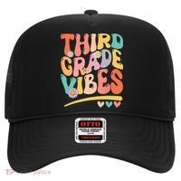 Third Grade Vibes Back To School 3rd Grade Teacher Hat thumb 0