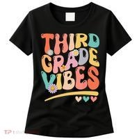 Third Grade Vibes Back To School 3rd Grade Teacher Women's T-Shirt thumb 0