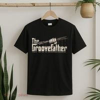 The Groovefather Vintage Drums Drumming Gifts Band Drummer T-Shirt thumb 2