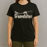 The Groovefather Vintage Drums Drumming Gifts Band Drummer T-Shirt thumb 4