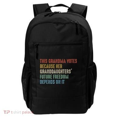 This Grandma Votes Because Her Granddaughters Future Freedom Backpack