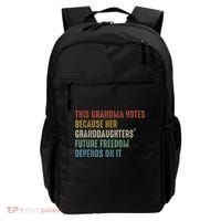 This Grandma Votes Because Her Granddaughters Future Freedom Backpack thumb 0