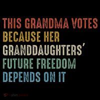 This Grandma Votes Because Her Granddaughters Future Freedom Coffee Mug thumb 5