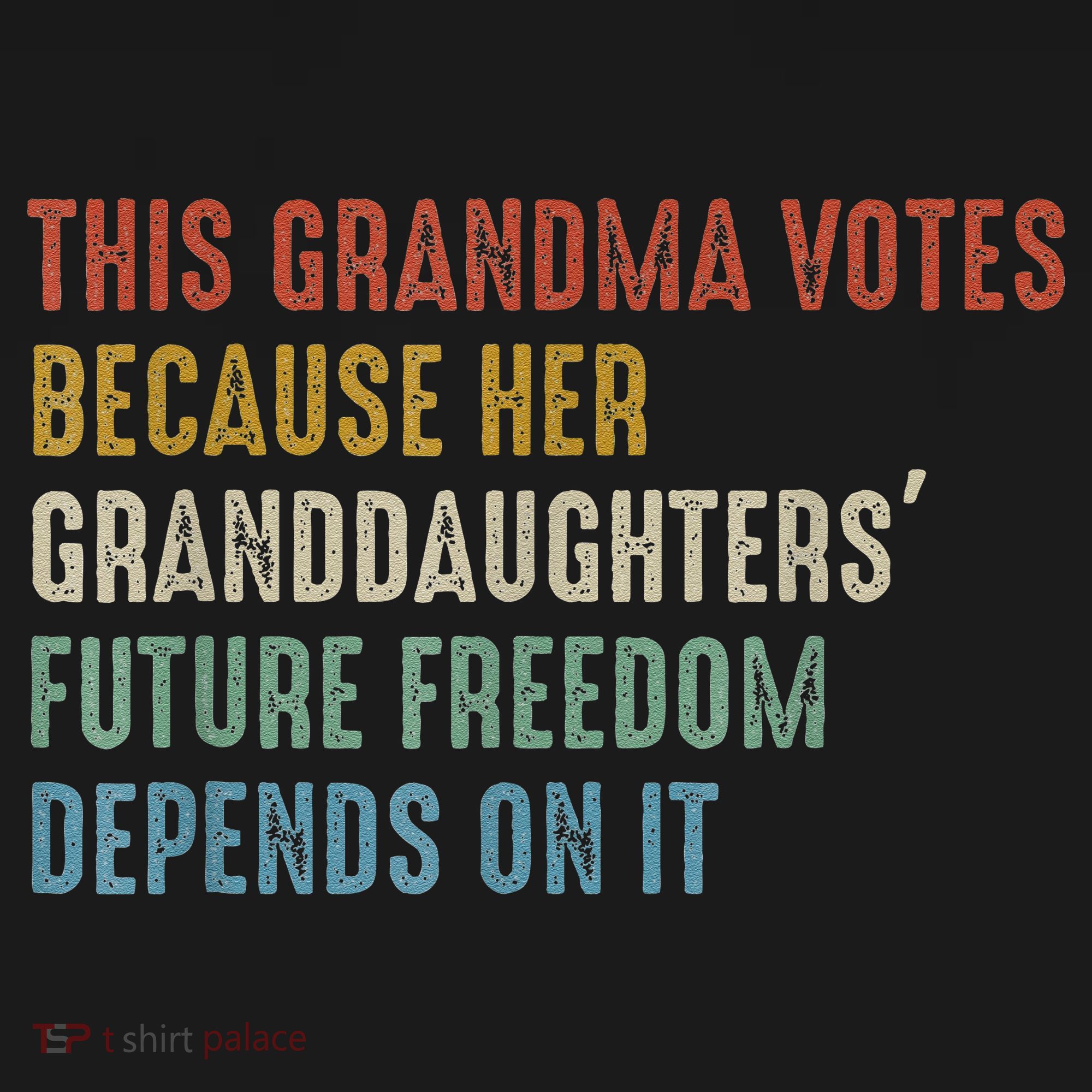 This Grandma Votes Because Her Granddaughters Future Freedom Ornament