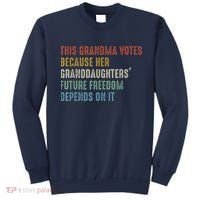 This Grandma Votes Because Her Granddaughters Future Freedom Sweatshirt thumb 0