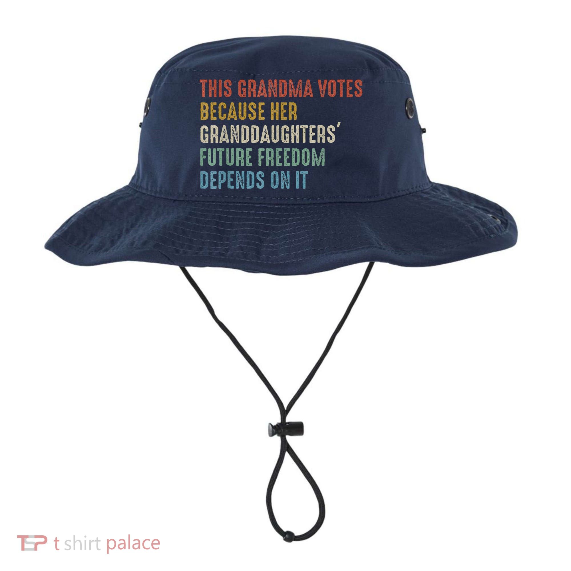 This Grandma Votes Because Her Granddaughters Future Freedom Bucket Hat