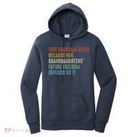 This Grandma Votes Because Her Granddaughters Future Freedom Women's Hoodie thumb 0