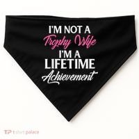 Trophy Gaming Wife Funny Mother USA-Made Doggie Bandana thumb 0