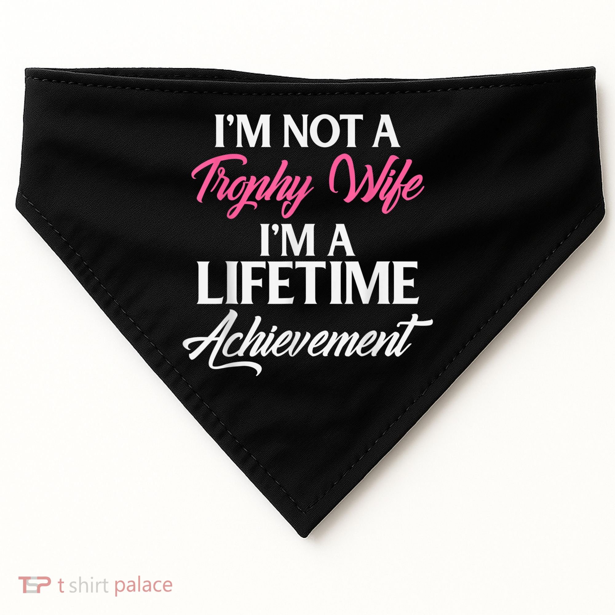 Trophy Gaming Wife Funny Mother USA-Made Doggie Bandana