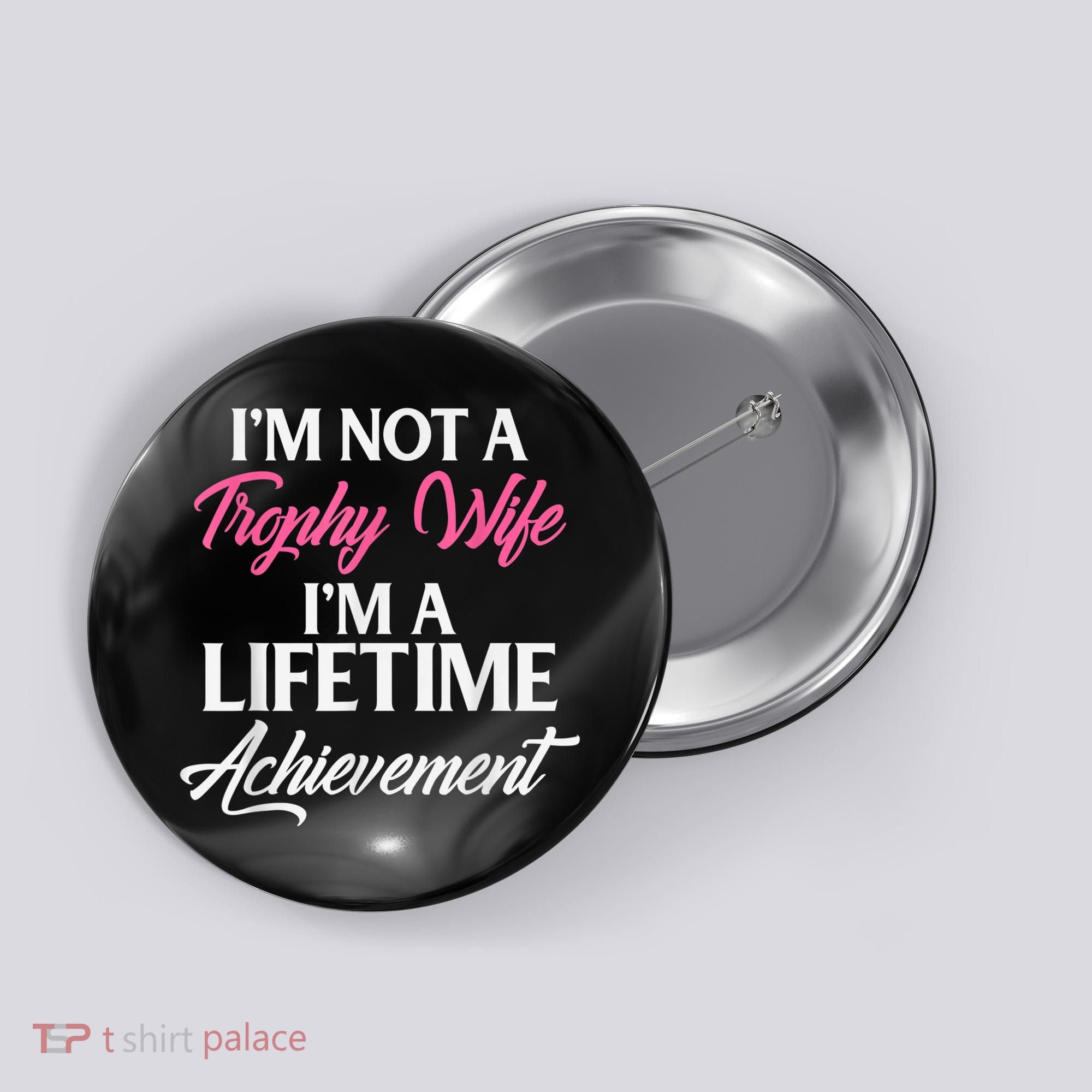 Trophy Gaming Wife Funny Mother Button