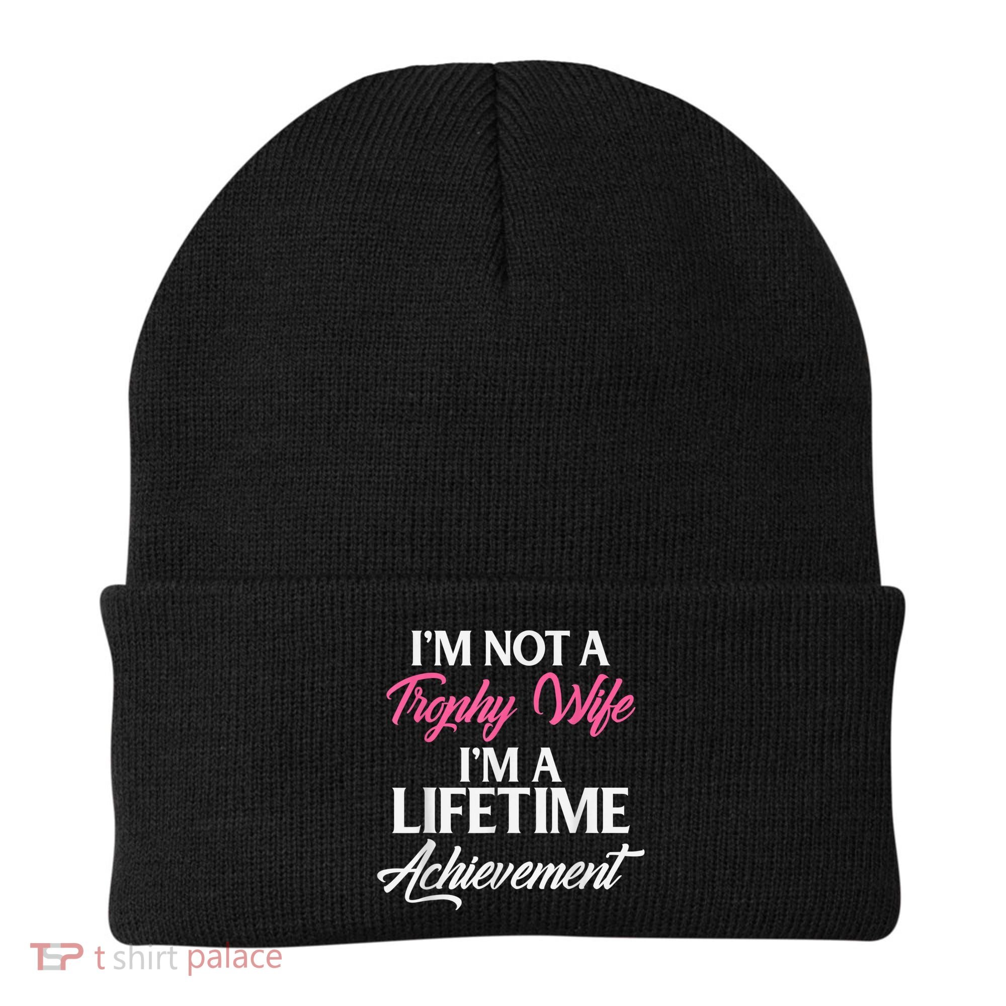 Trophy Gaming Wife Funny Mother Beanie