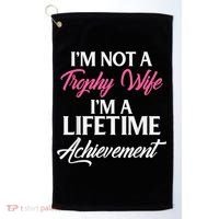 Trophy Gaming Wife Funny Mother Golf Towel thumb 0