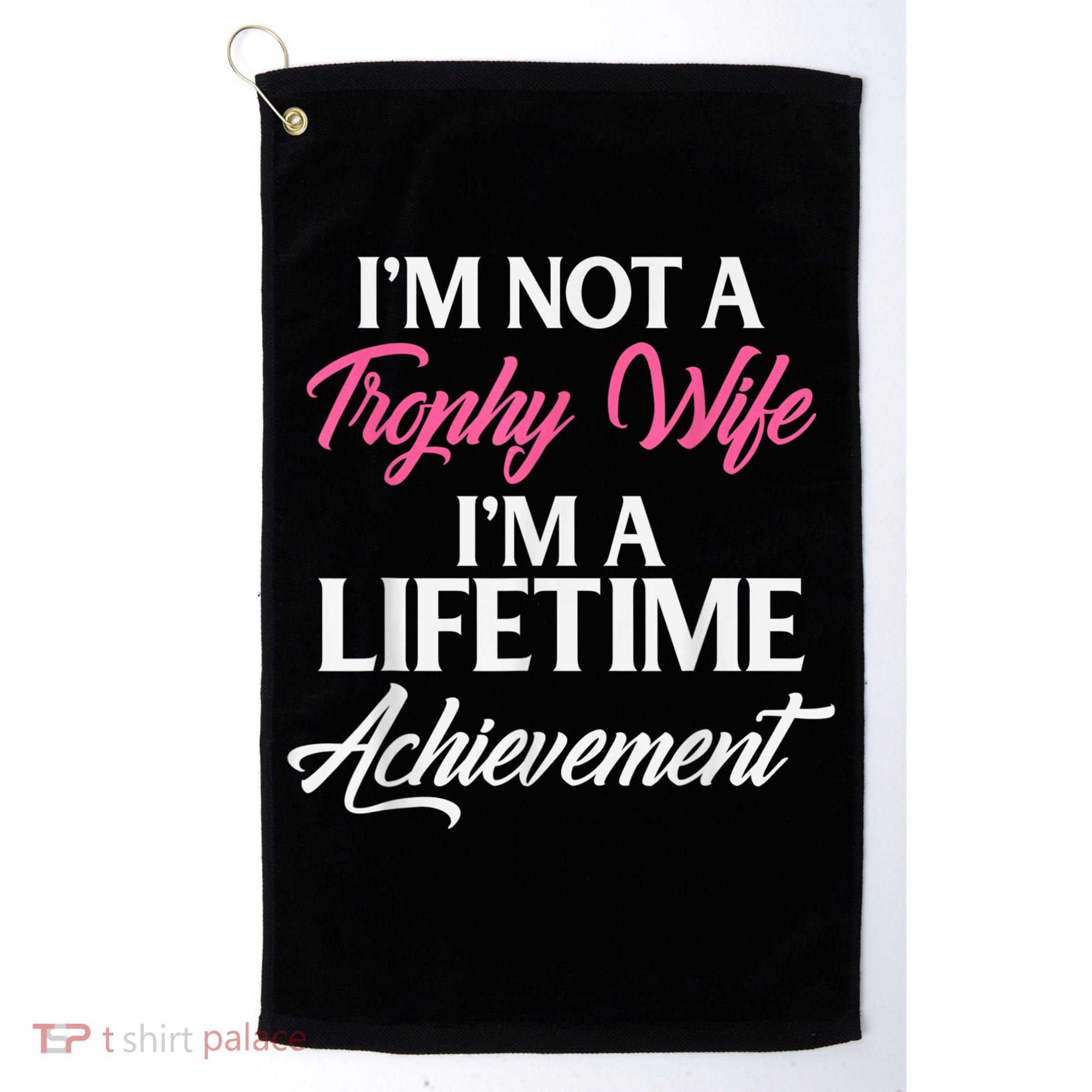 Trophy Gaming Wife Funny Mother Golf Towel