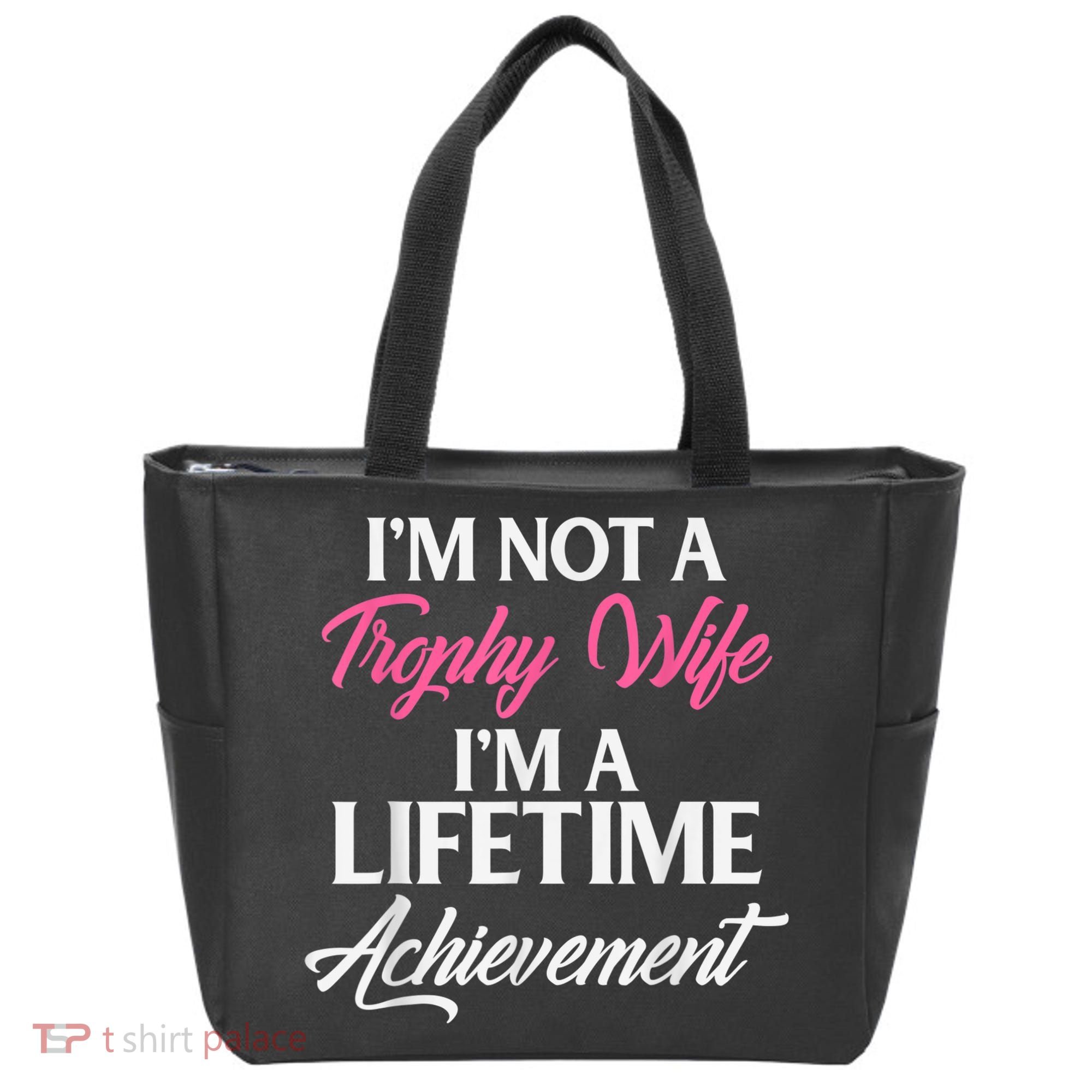 Trophy Gaming Wife Funny Mother Tote Bag