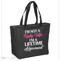 Trophy Gaming Wife Funny Mother Tote Bag thumb 2