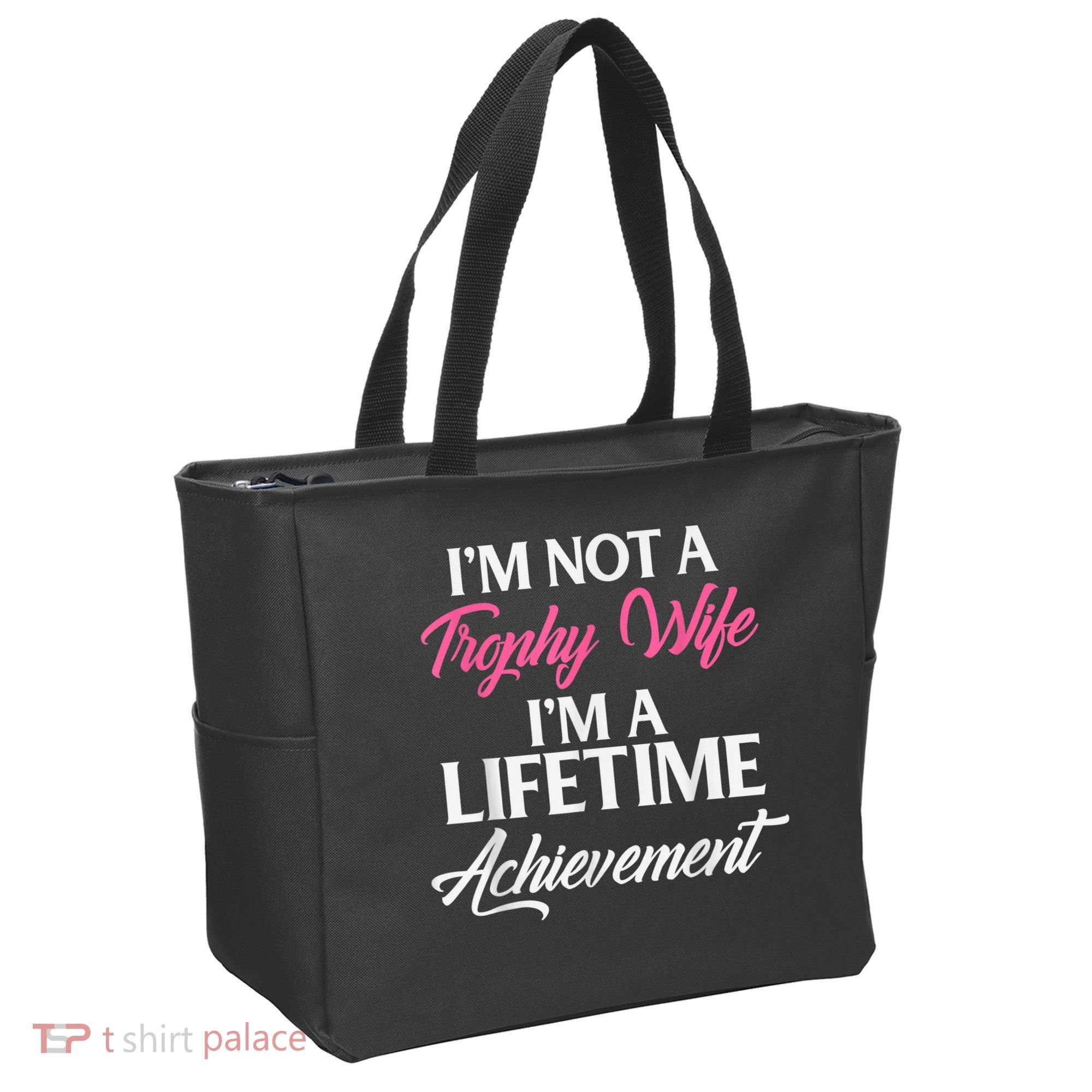 Trophy Gaming Wife Funny Mother Tote Bag