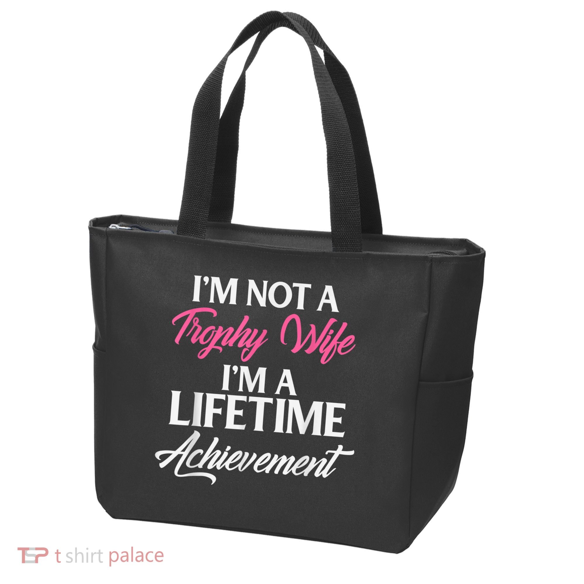 Trophy Gaming Wife Funny Mother Tote Bag