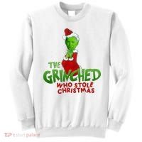 The Grinched Who Stole Christmas Funny Joe Biden Sweatshirt thumb 0