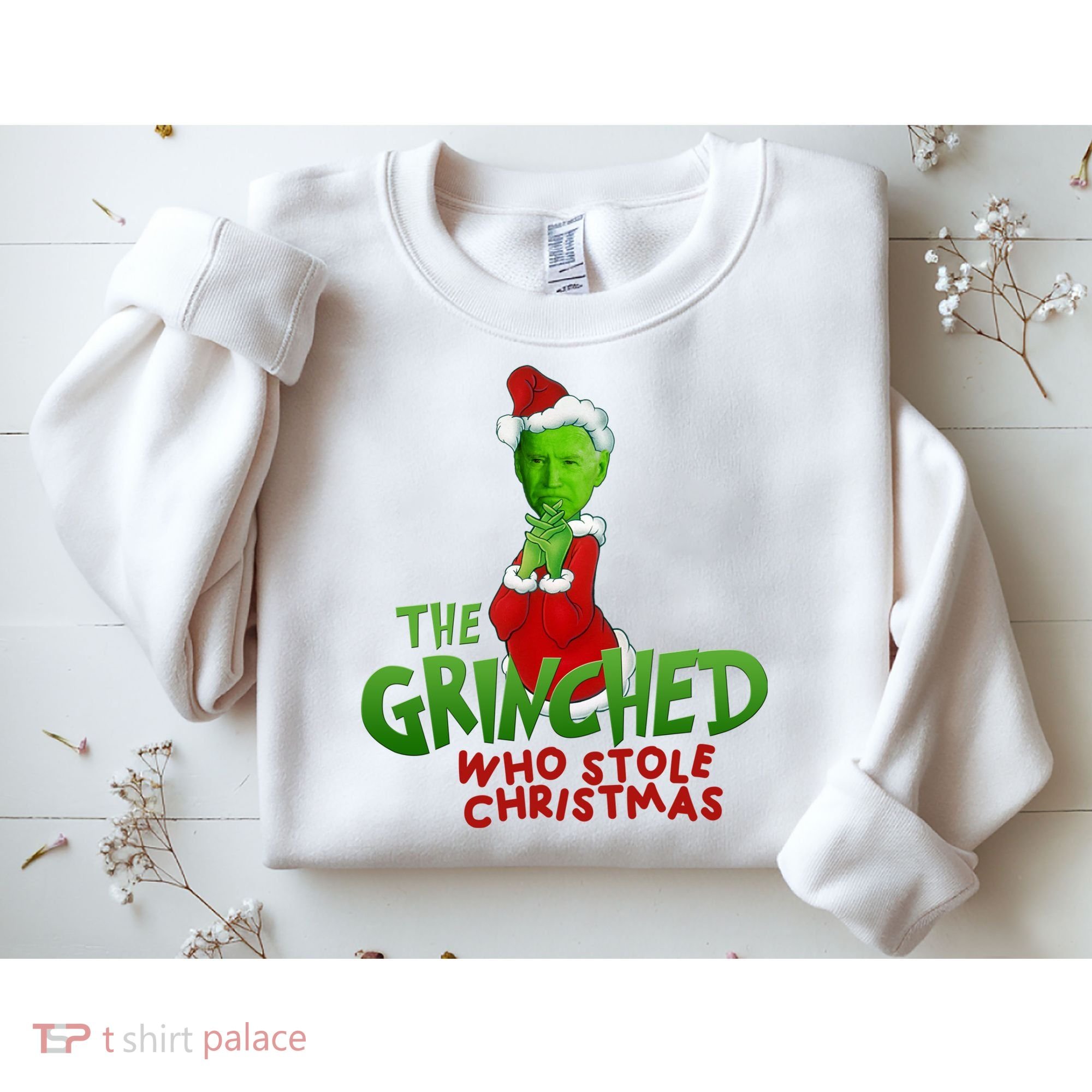 The Grinched Who Stole Christmas Funny Joe Biden Sweatshirt