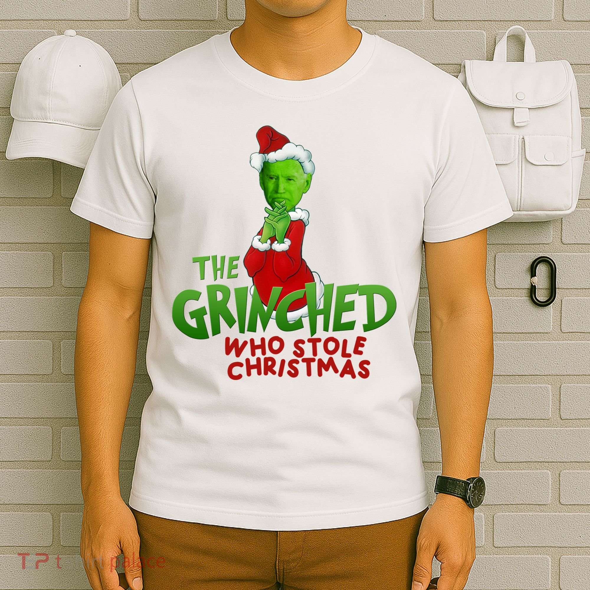 The Grinched Who Stole Christmas Funny Joe Biden T-Shirt