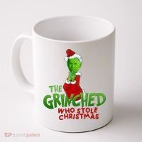 The Grinched Who Stole Christmas Funny Joe Biden Coffee Mug thumb 0