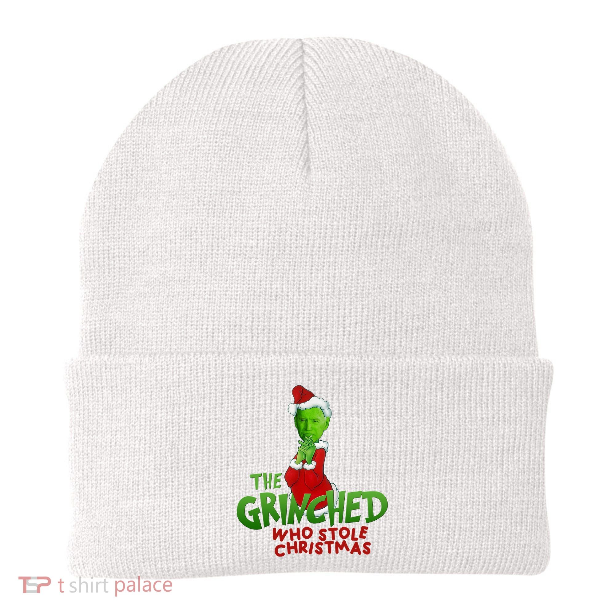 The Grinched Who Stole Christmas Funny Joe Biden Beanie