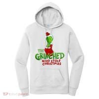 The Grinched Who Stole Christmas Funny Joe Biden Women's Hoodie thumb 0