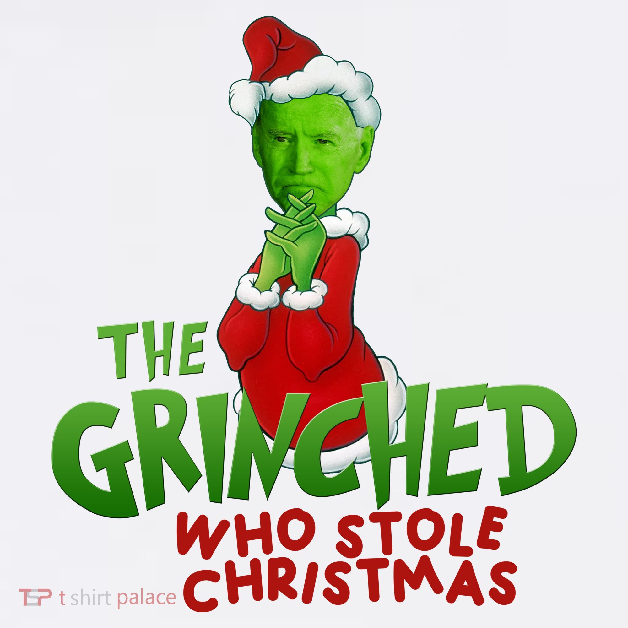 The Grinched Who Stole Christmas Funny Joe Biden Mousepad